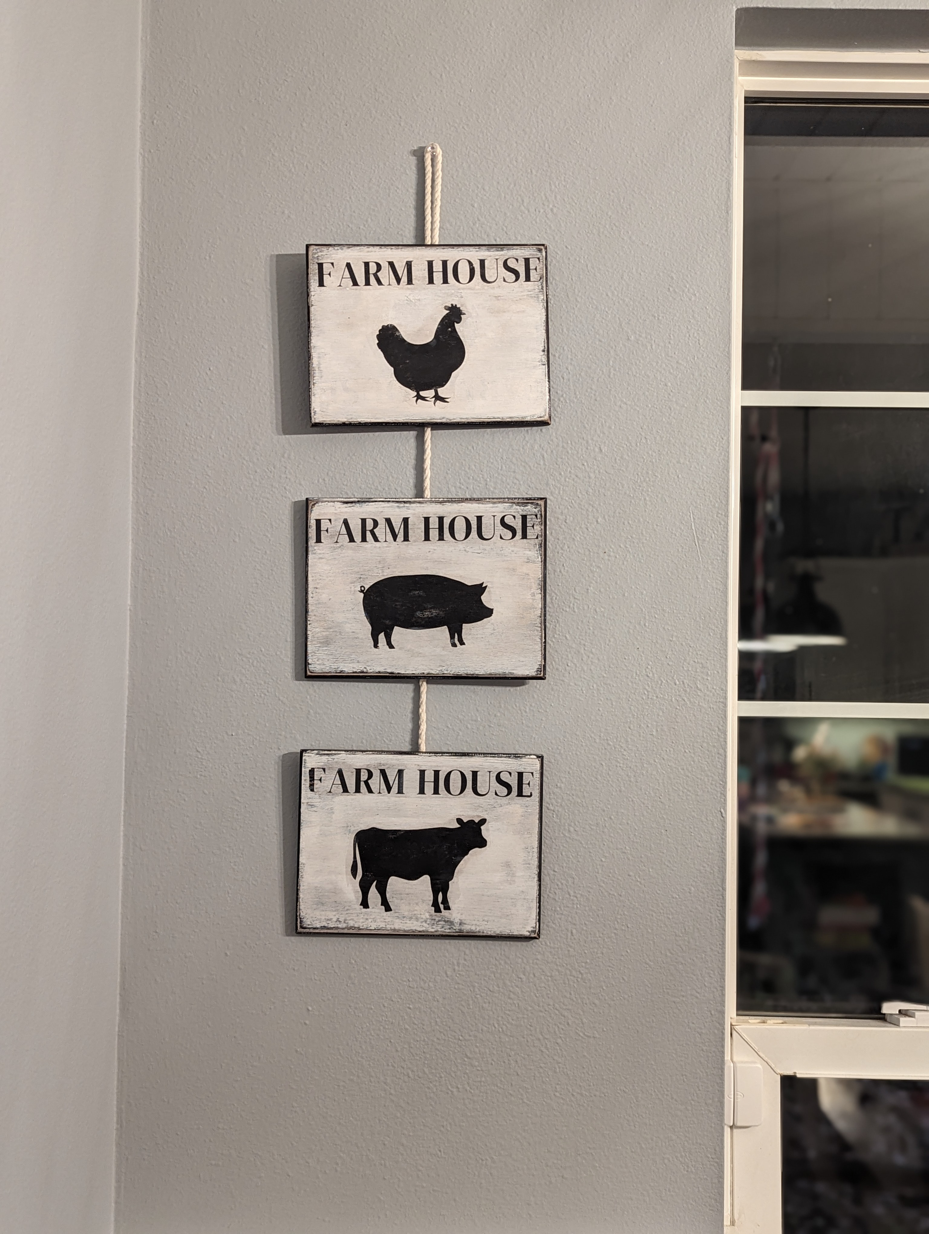 Farmhouse Animal Wall Hanging