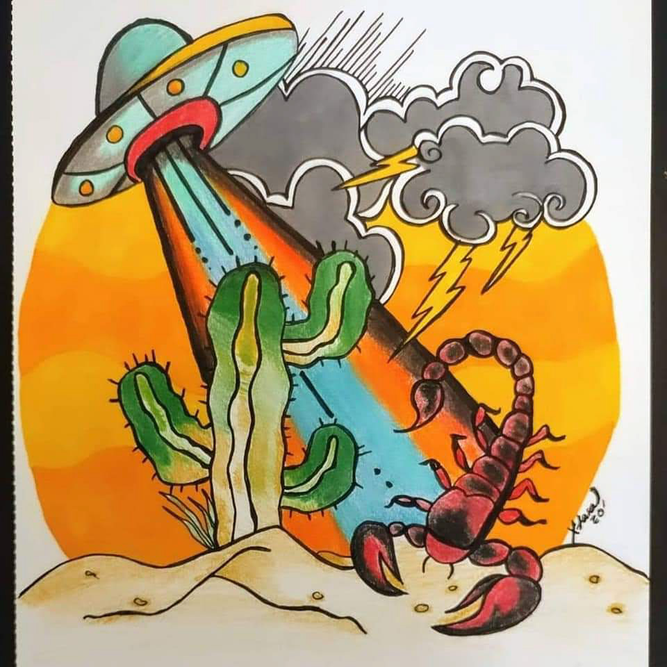 UFO Desert Scorpion