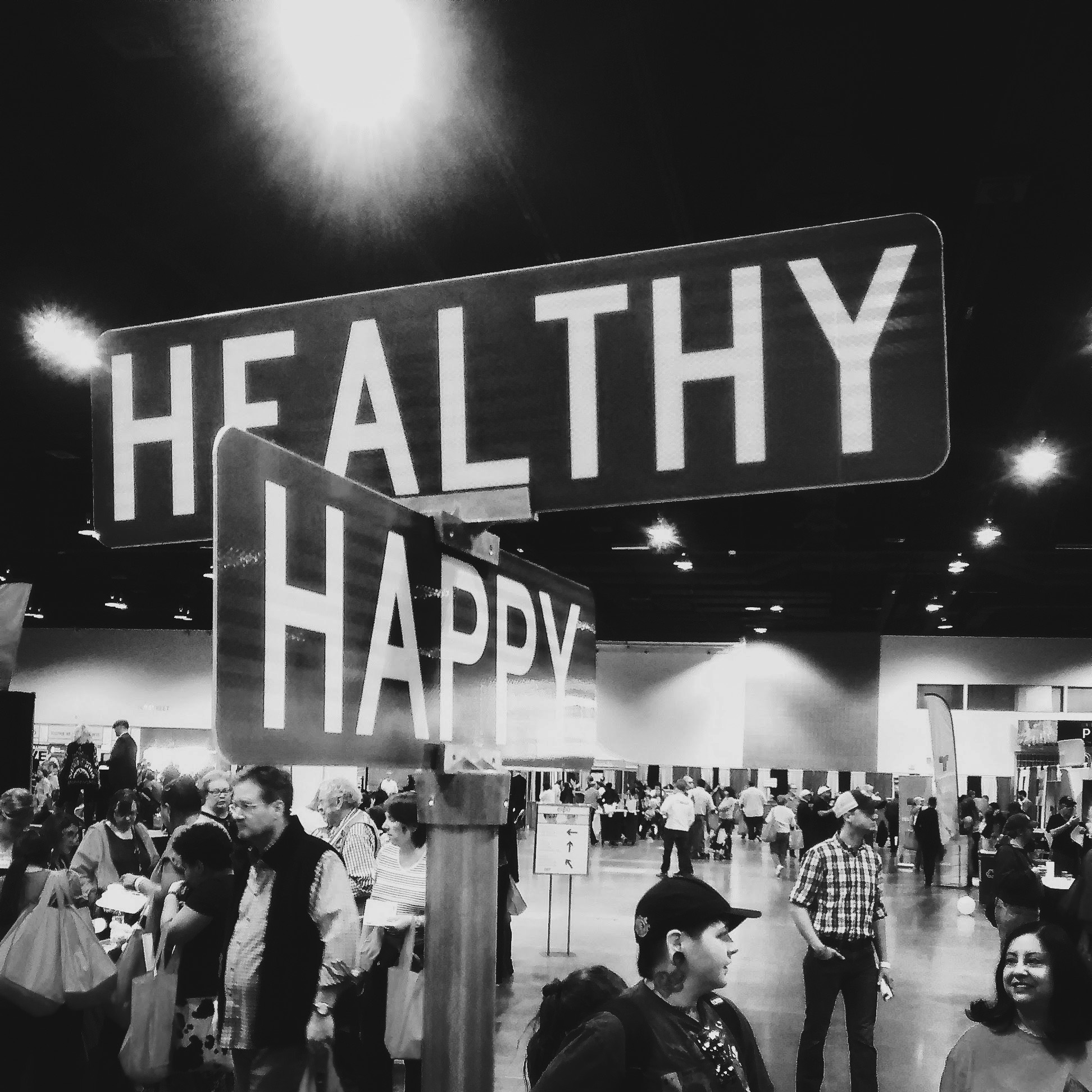 Healthy Happy Sign