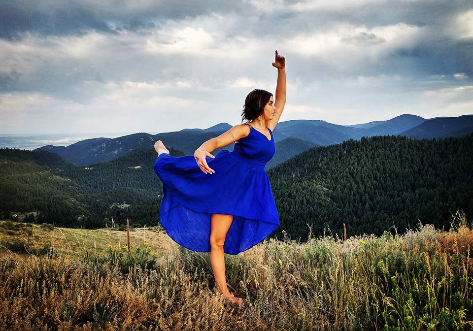 Dancer on Mountain