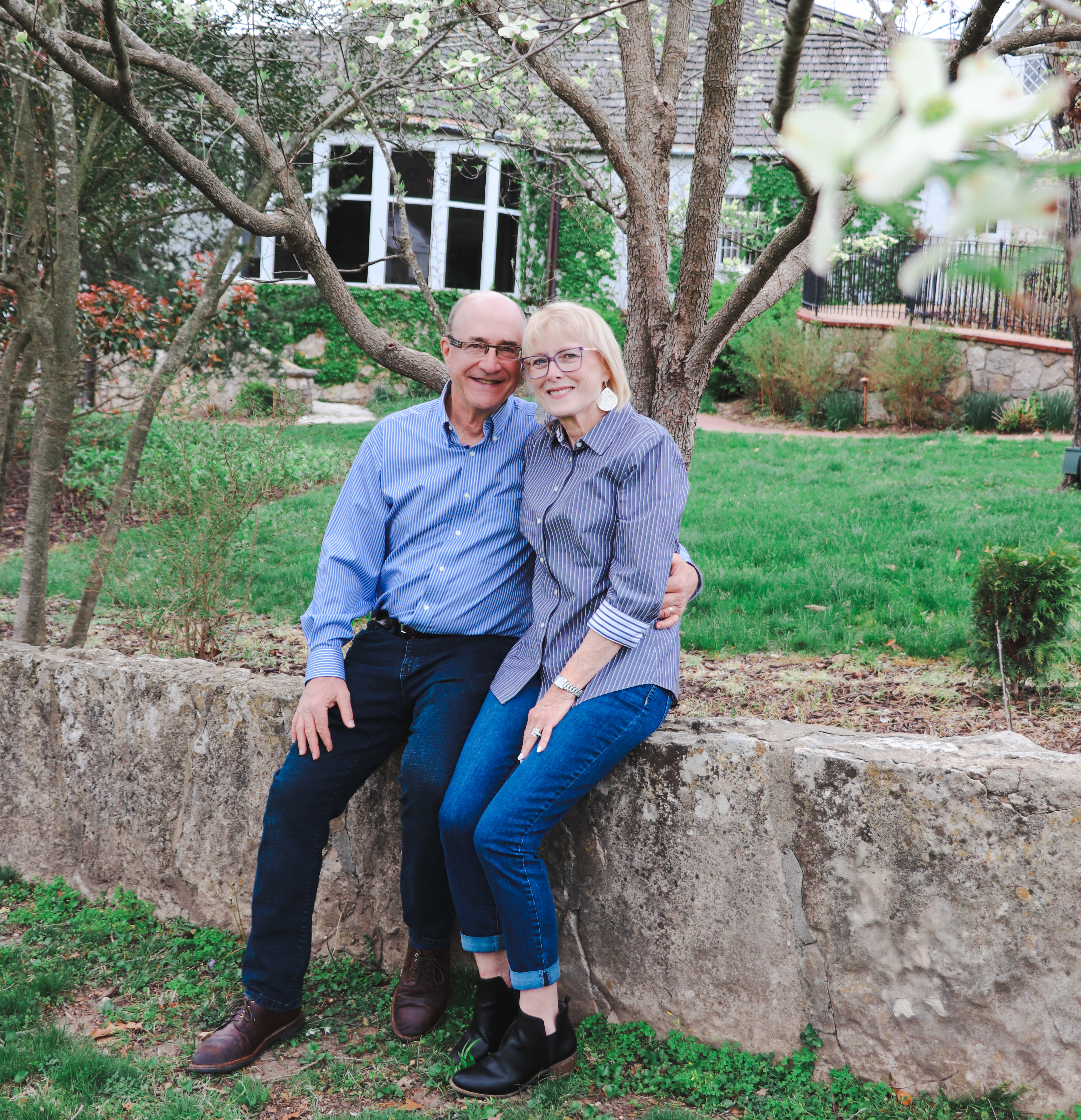 Couple Stone Wall