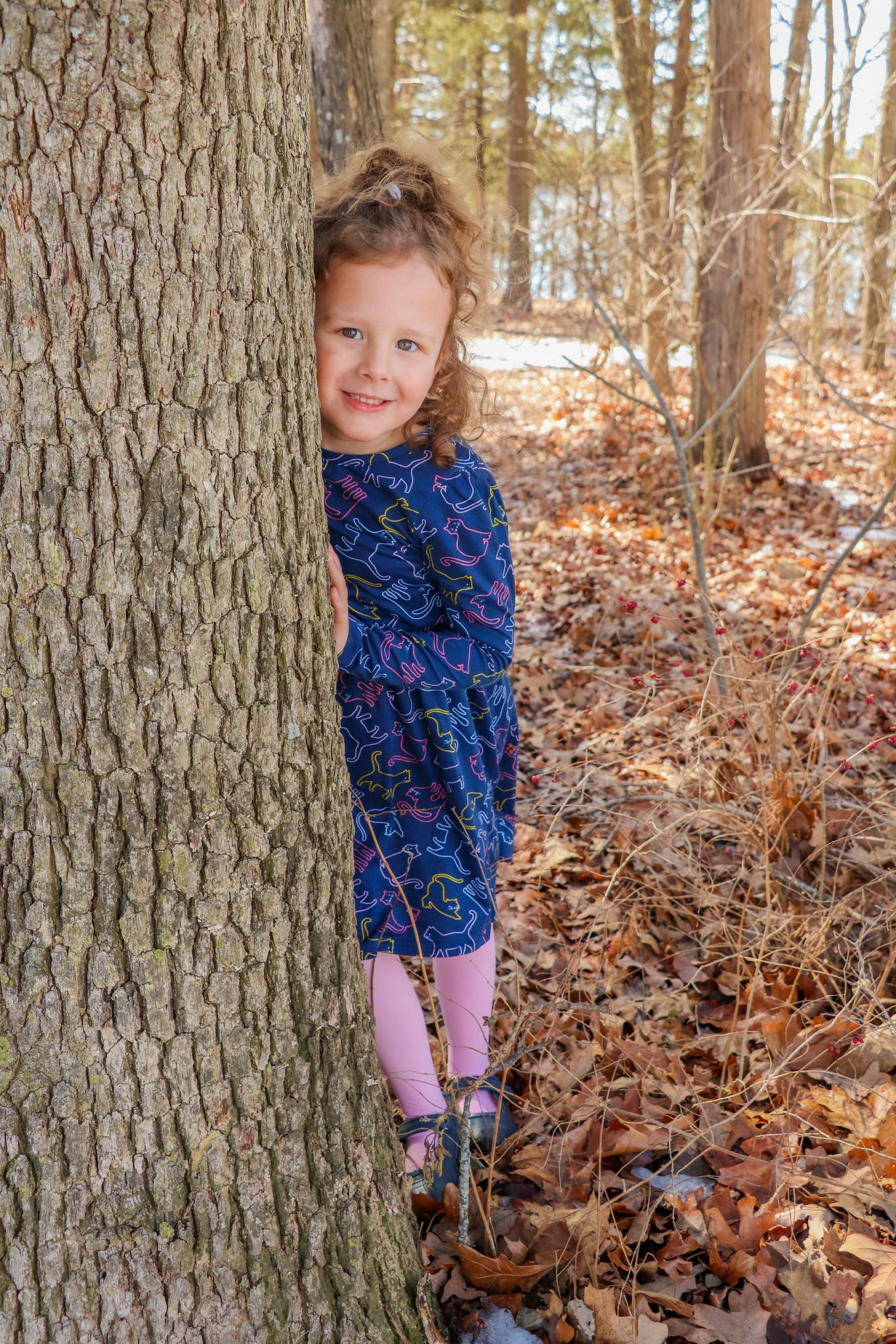 Girl Woods Portrait